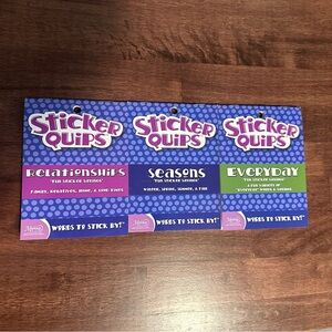 “Sticker Quips” Books - for scrapbooking, card-making, etc. See Photos.